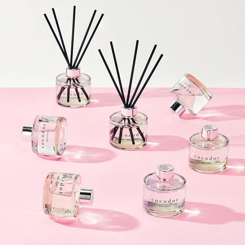 COCODOR Signature Reed Diffuser Set/April Breeze / 6.7oz /2 Pack/Home Fragrance Diffuser, Oil Scent Diffuser for Bathroom Shelf Decor - Image 2